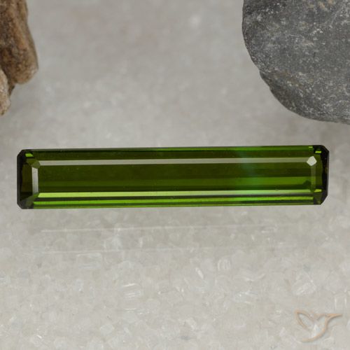 2.01ct Natürlicher Waldgrün Turmalin, Smaragdschliff, VVS-VS