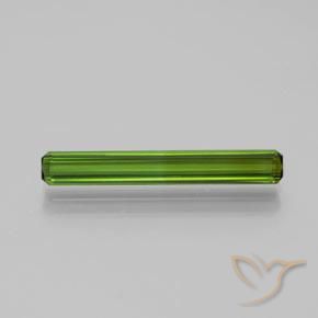 2.03ct Natürlicher Mittelgrün Turmalin, Smaragdschliff, VVS