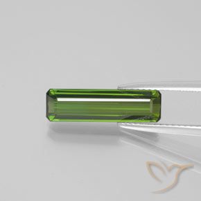 2.38ct Natürlicher Waldgrün Turmalin, Smaragdschliff, VS