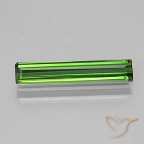 1.25ct Natürlicher tiefgrün Turmalin, Smaragdschliff, VVS