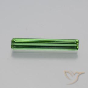 1.81ct Natürlicher Mittelgrün Turmalin, Oktagonschliff, VS, Photo A