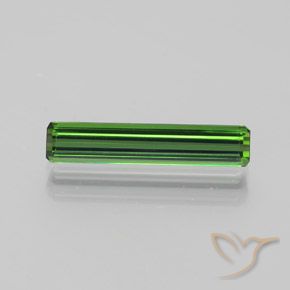 1.45ct Natürlicher dunkelgrün Turmalin, Smaragdschliff, VVS-VS