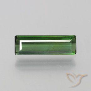 1.05ct Natürlicher Grün Turmalin, Smaragdschliff, VS