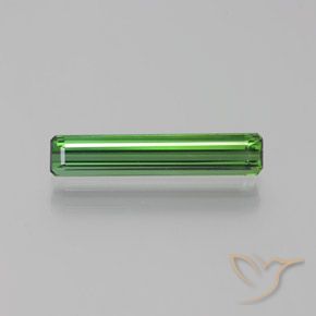1.76ct Natürlicher Grün Turmalin, Smaragdschliff, VVS-VS