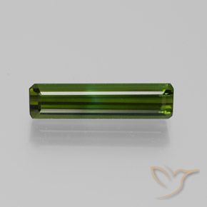 1.51ct Natürlicher Erdiges Grün Turmalin, Smaragdschliff, VVS