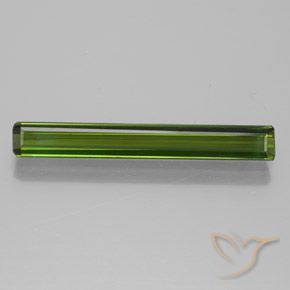 1.40ct Natürlicher Erdiges Grün Turmalin, Smaragdschliff, VVS-VS