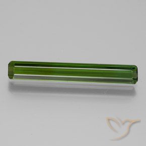 1.95ct Natürlicher Tiefes Waldgrün Turmalin, Smaragdschliff, VVS-VS