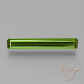 1.88ct Natürlicher Mittelgrün Turmalin, Smaragdschliff, VS-SI