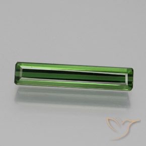 1.73ct Natürlicher dunkelgrün Turmalin, Smaragdschliff, VVS-VS