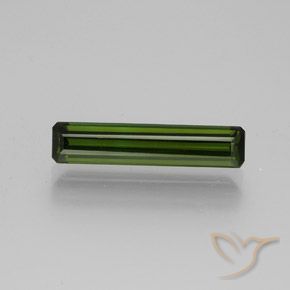 1.48ct Natürlicher Erdiges Grün Turmalin, Smaragdschliff, VVS