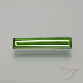 1.85ct Natürlicher Mittelgrün Turmalin, Smaragdschliff, VVS-VS