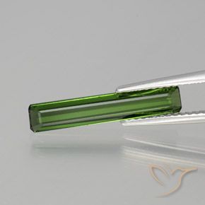 1.35ct Natürlicher Waldgrün Turmalin, Smaragdschliff, VVS-VS