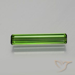 1.39ct Natürlicher Erdiges Grün Turmalin, Smaragdschliff, VVS-VS