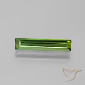 1.25ct Natürlicher Erdiges Grün Turmalin, Smaragdschliff, VVS-VS