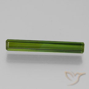 1.58ct Natürlicher Mittelgrün Turmalin, Smaragdschliff, VVS-VS
