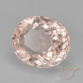 9,17 ctw natürlicher Lachs-rosa Turmalin, Oval, VS