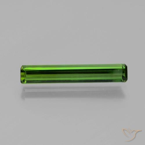 1.38ct Natürlicher Waldgrün Turmalin, Oktagonschliff, VVS-VS, Photo A