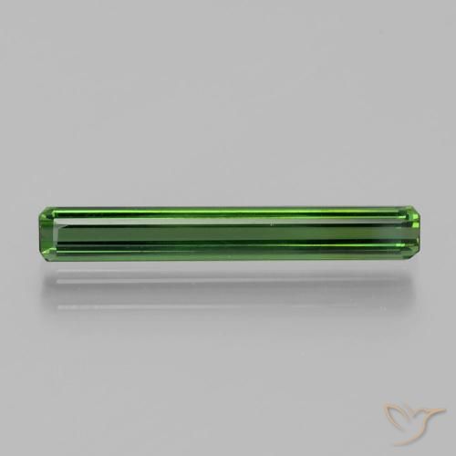 1.59ct Natürlicher Erdiges Grün Turmalin, Smaragdschliff, VVS