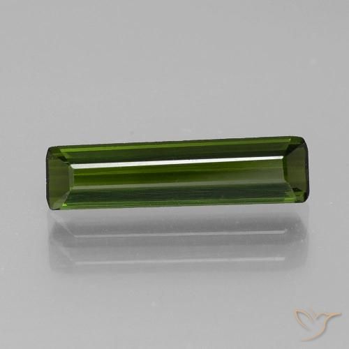1.19ct Natürlicher Waldgrün Turmalin, Smaragdschliff, VVS