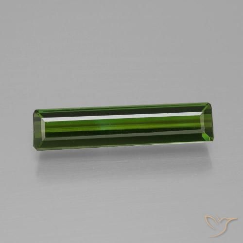 1.52ct Natürlicher Waldgrün Turmalin, Smaragdschliff, VS