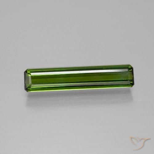 1.35ct Natürlicher Waldgrün Turmalin, Smaragdschliff, VVS-VS
