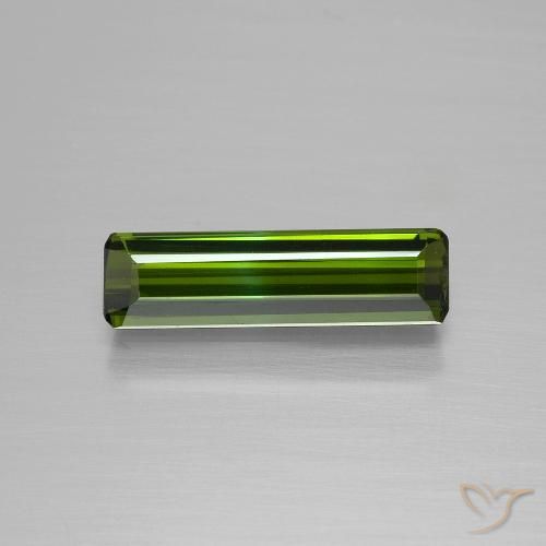 1.33ct Natürlicher Waldgrün Turmalin, Smaragdschliff, VVS