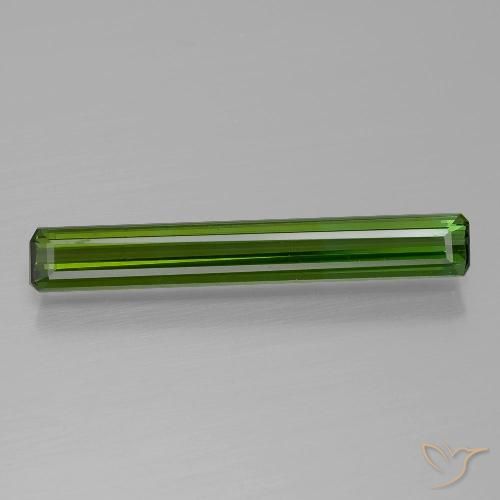 1.18ct Natürlicher Erdiges Grün Turmalin, Smaragdschliff, VVS