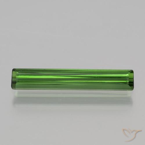1.18ct Natürlicher Waldgrün Turmalin, Smaragdschliff, VVS-VS