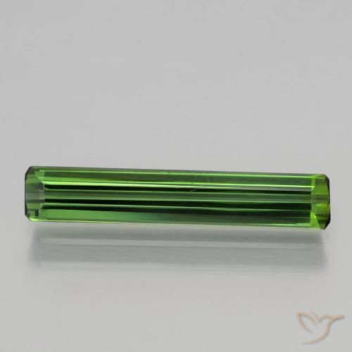 1.76ct Natürlicher Erdiges Grün Turmalin, Smaragdschliff, VVS-VS