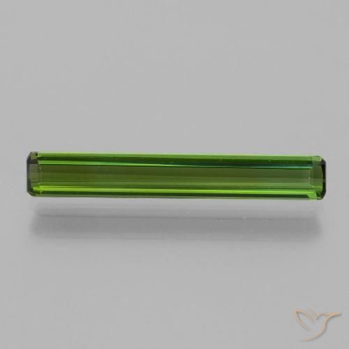 1.41ct Natürlicher Waldgrün Turmalin, Smaragdschliff, VVS-VS