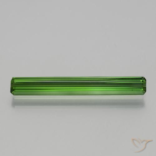 1.76ct Natürlicher Mittelgrün Turmalin, Smaragdschliff, VS