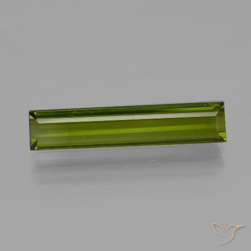 2.55ct Natürlicher Waldgrün Turmalin, Baguette, VS
