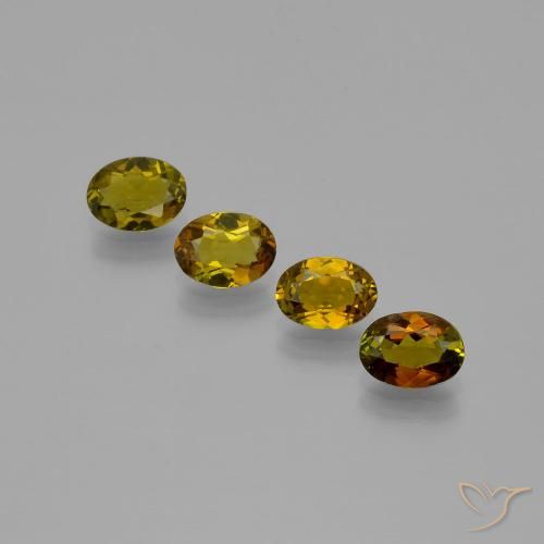 2.07 ct natürliche Warmes Braun Turmalin-Edelsteine, Oval, VVS-VS