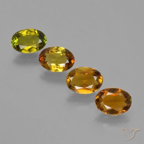 2.71 ct natürliche Erde Golden Turmalin-Edelsteine, Oval, VS