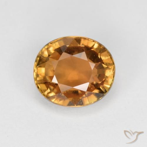 1.47ct Natürlicher Mittleres Gold Turmalin, Oval, VS