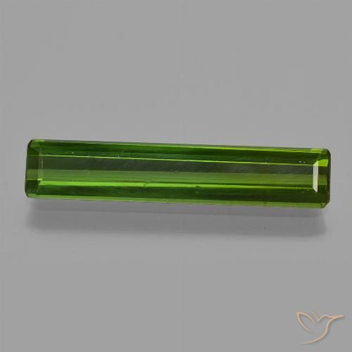 2.34ct Natürlicher dunkelgrün Turmalin, Smaragdschliff, VVS-VS