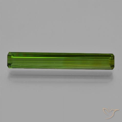 2.52ct Natürlicher tiefgrün Turmalin, Smaragdschliff, VVS-VS