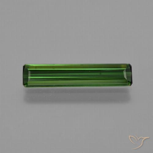 1.35ct Natürlicher Waldgrün Turmalin, Smaragdschliff, VS