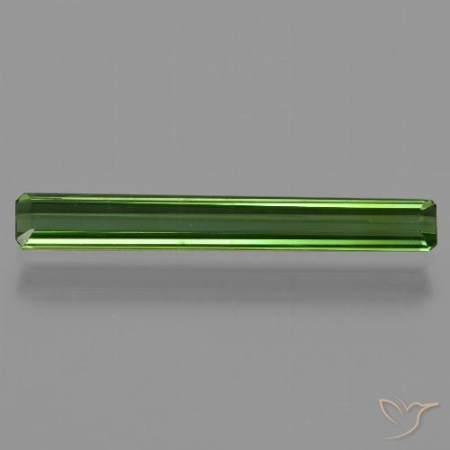 1.32ct Natürlicher Tiefes Waldgrün Turmalin, Smaragdschliff, VVS-VS