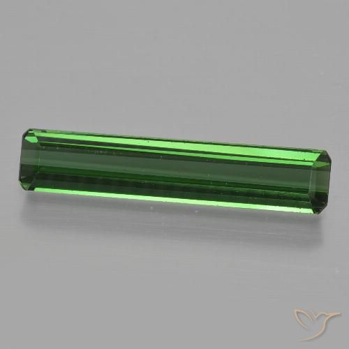 1.57ct Natürlicher Grün Turmalin, Oktagonschliff, VVS-VS, Photo A