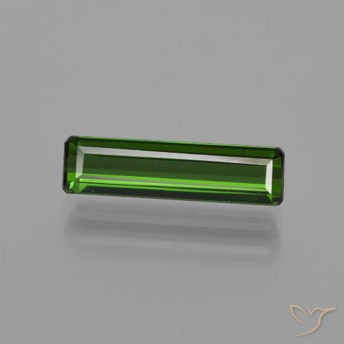 1.46ct Natürlicher Erdiges Grün Turmalin, Smaragdschliff, VVS-VS