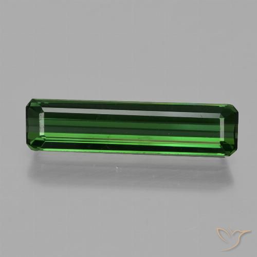 1.41ct Natürlicher Grün Turmalin, Smaragdschliff, VVS-VS