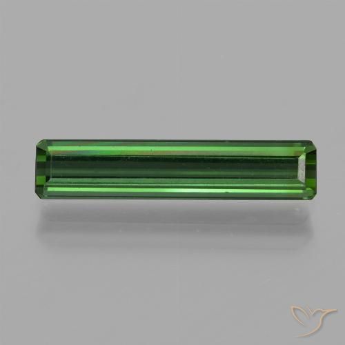 1.43ct Natürlicher Grün Turmalin, Smaragdschliff, VVS-VS