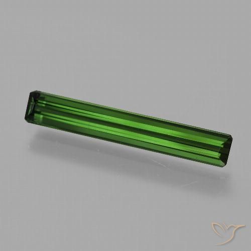 1.49ct Natürlicher Erdiges Grün Turmalin, Smaragdschliff, VVS-VS