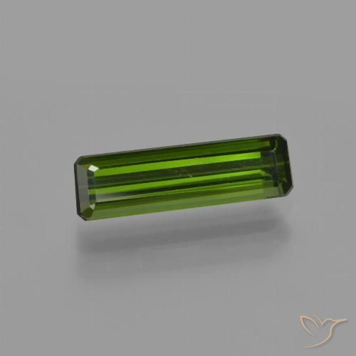 1.10ct Natürlicher Waldgrün Turmalin, Smaragdschliff, VS