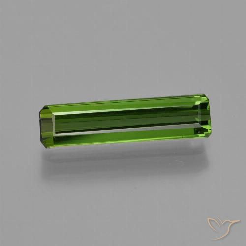 1.11ct Natürlicher Waldgrün Turmalin, Smaragdschliff, VVS-VS