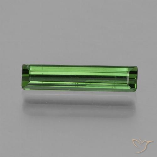0.93ct Natürlicher Grün Turmalin, Smaragdschliff, VVS-VS
