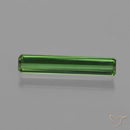 0.94ct Natürlicher Erdiges Grün Turmalin, Smaragdschliff, VS