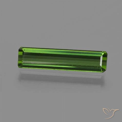1.08ct Natürlicher Waldgrün Turmalin, Smaragdschliff, VS