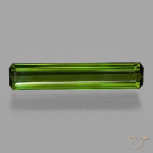 1.23ct Natürlicher Waldgrün Turmalin, Smaragdschliff, VS